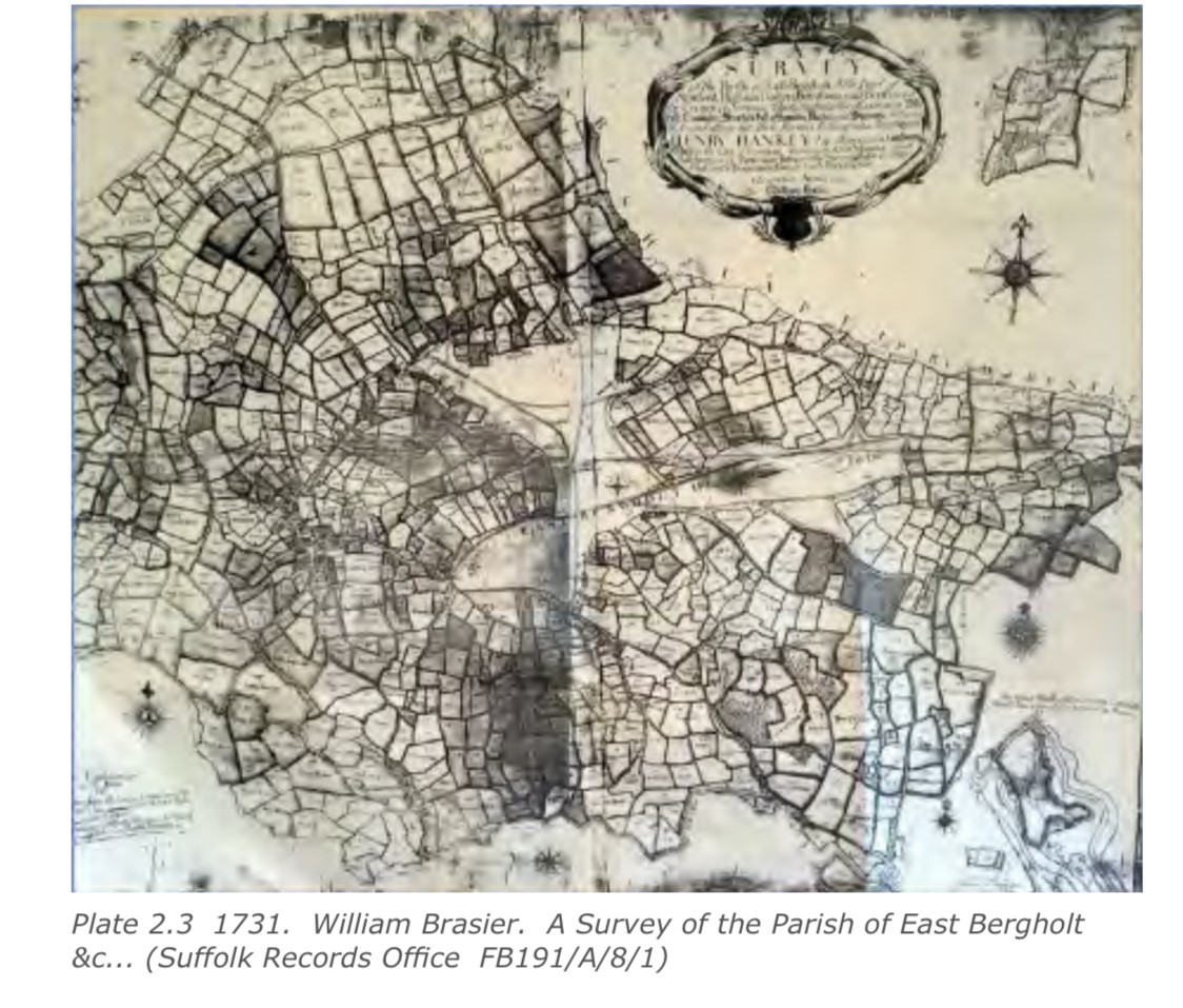 1731 William Brasiers Map<br>