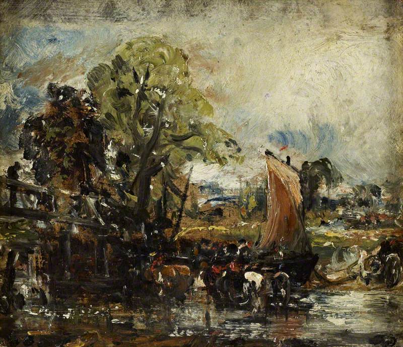 75 on The Stour (study of Cows)<br>