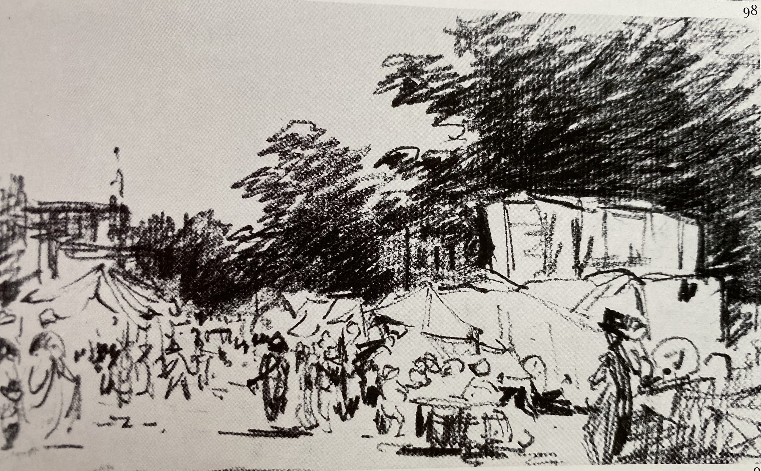 The Village Fair at East Bergholt 1812<br>