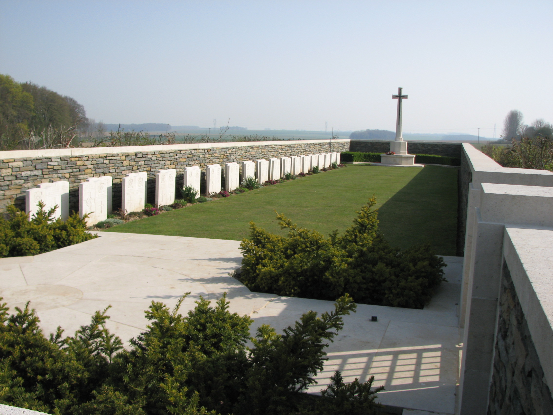 Luke Copse Cemetery, near Serre-les-Puisieux, France<br>MA