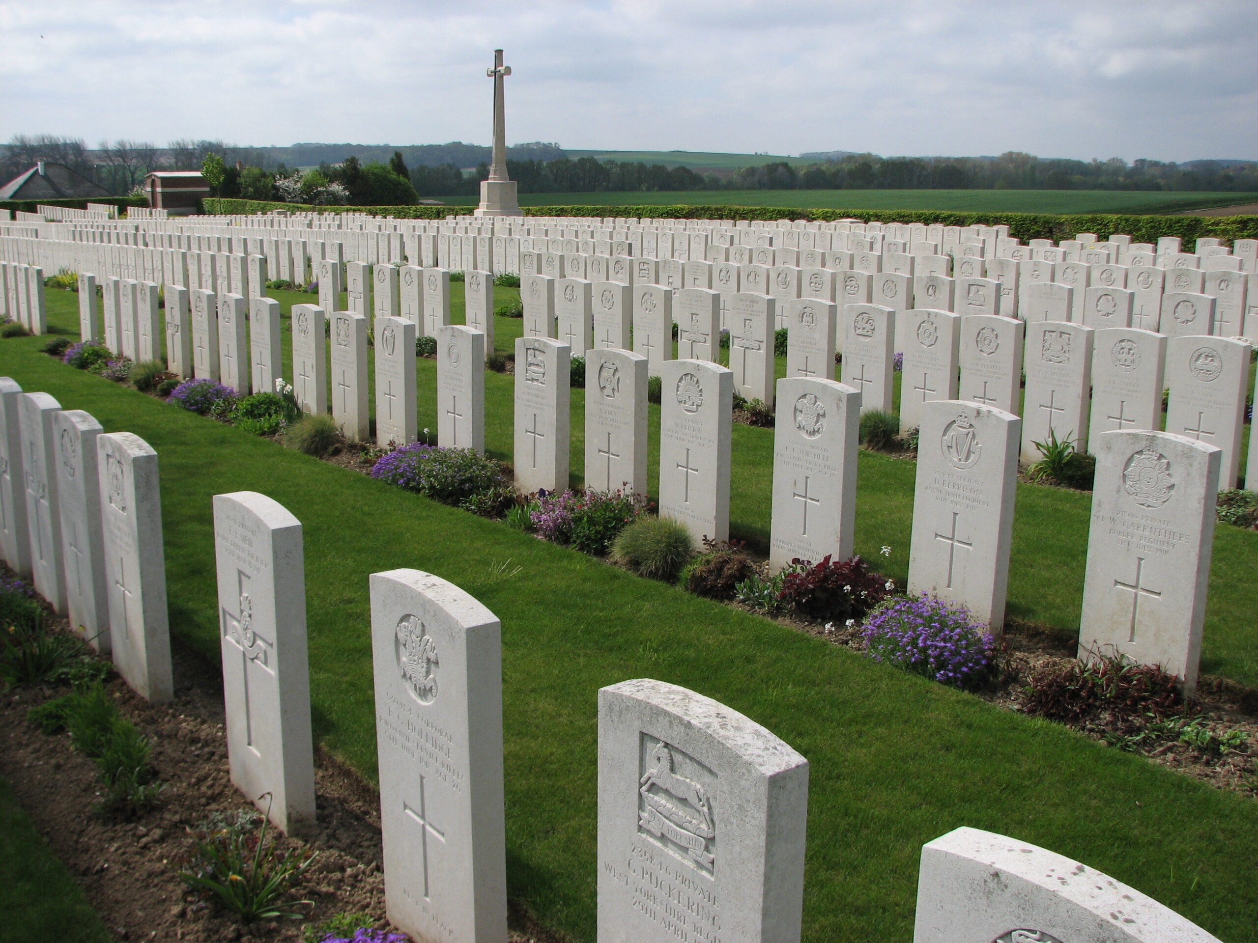Tincourt New British Cemetery, nr. Peronne, France<br>MA
