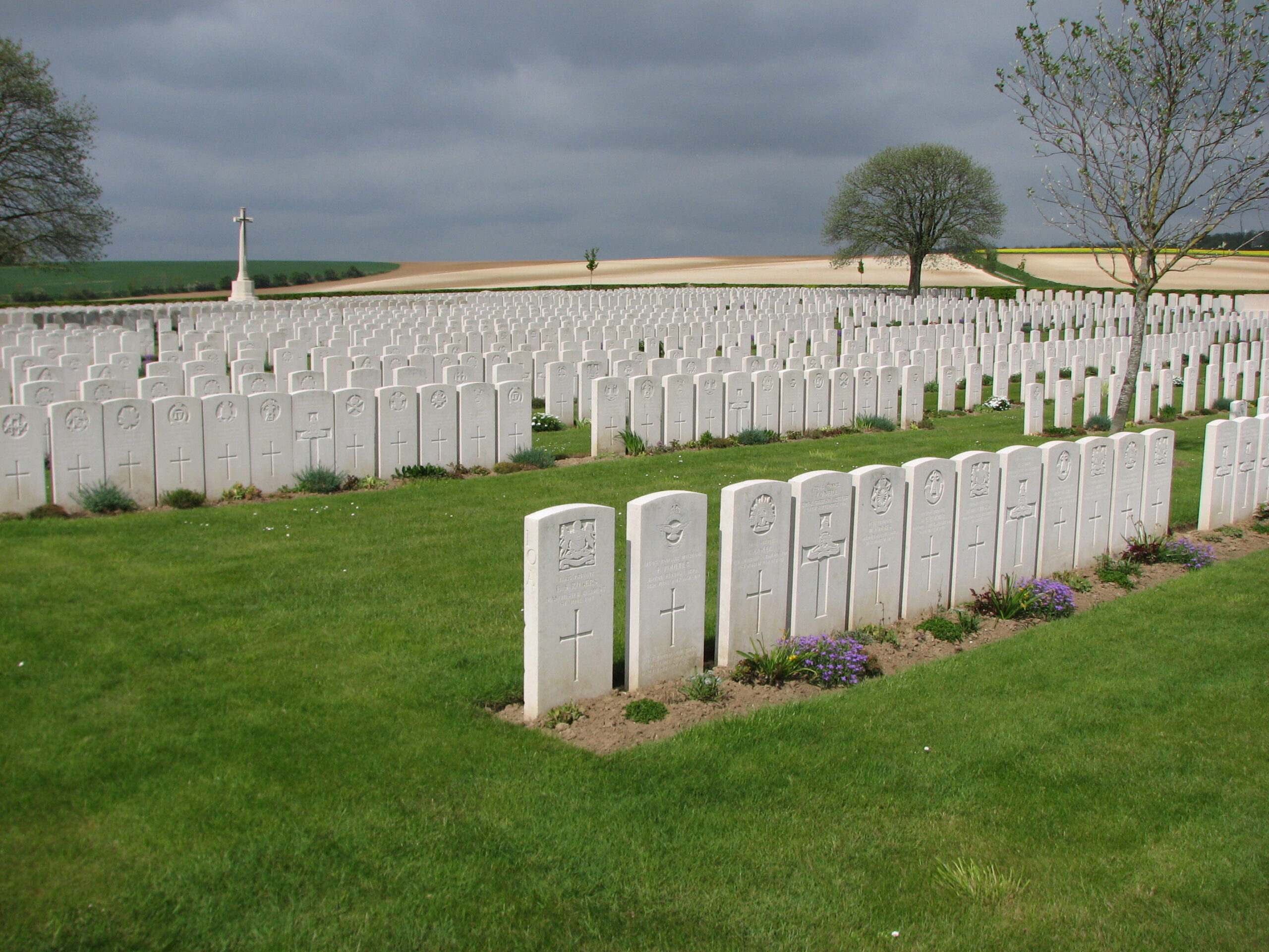 Tincourt New British Cemetery, nr. Peronne, France<br>MA