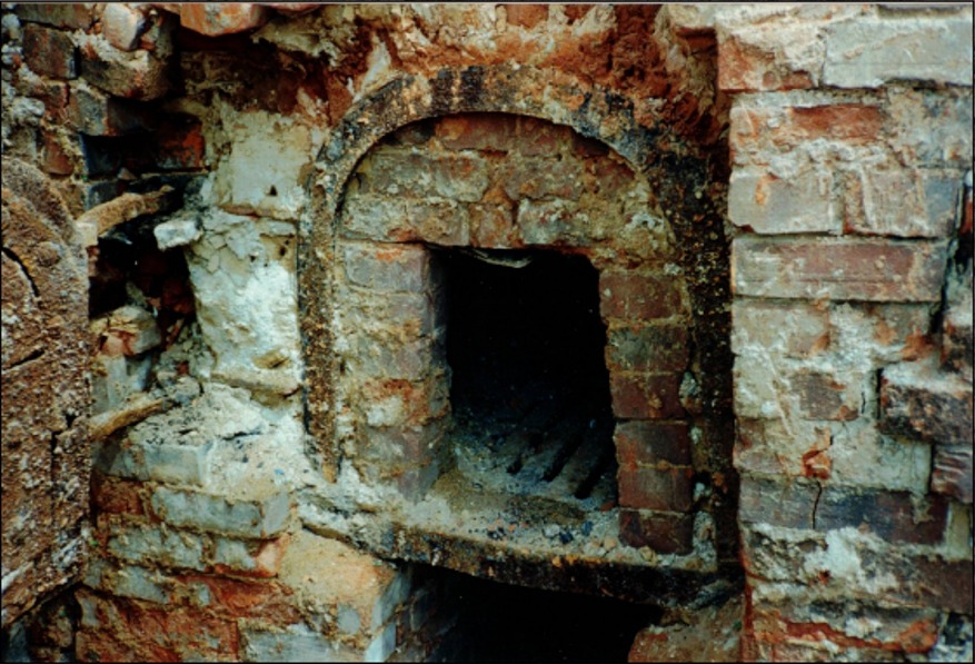 Layham Brick Kiln<br>Showing typical Suffolk opening to fire pit<br />