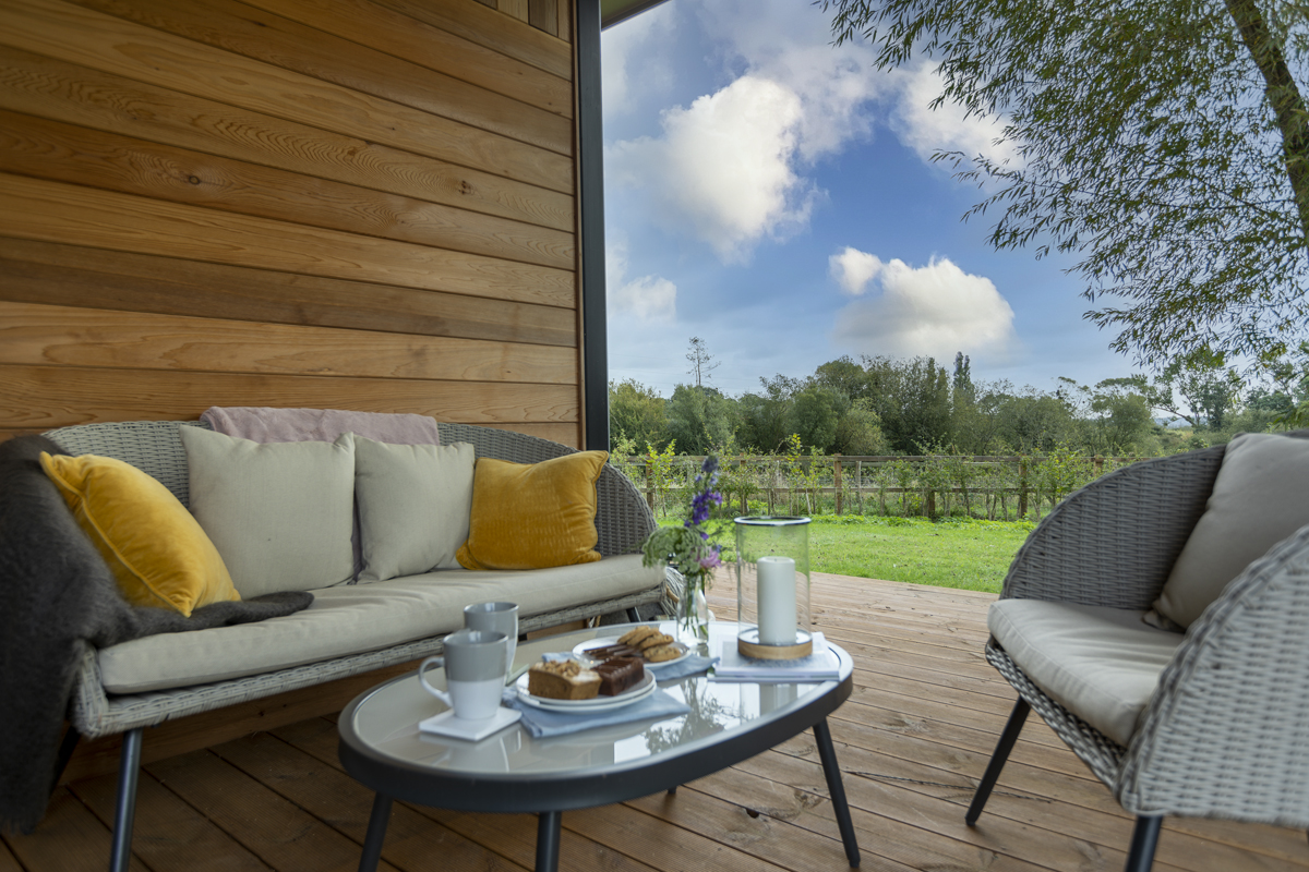 take afternoon tea on the deck<br>