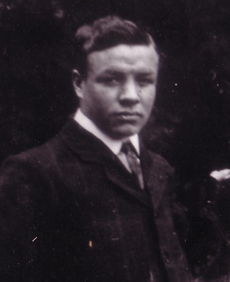 Stanley Hicks<br>circa 1908<br />Photograph courtesy of Graham Stocker